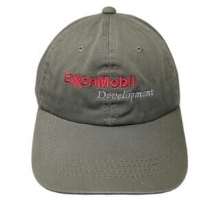 OG ExxonMobil Development Construction Green Baseball Cap One Size Slideback